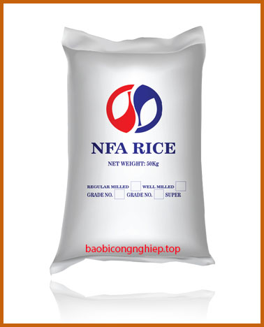 bao bì gạo 50 kg mẫu 3