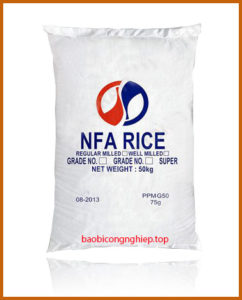 bao bì gạo 50 kg mẫu 6